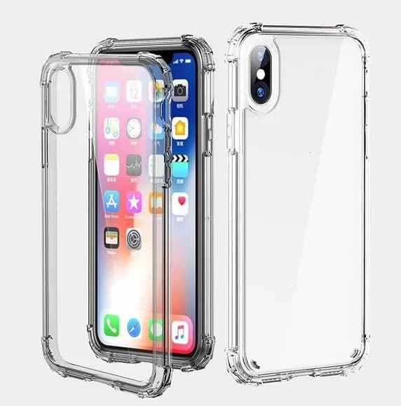 Compatible avec , Luxury Shockproof Transparent